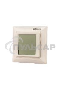 Терморегулятор сенсорный Rexant RX-419B, бежевый. совместим с Legrand серии Valena