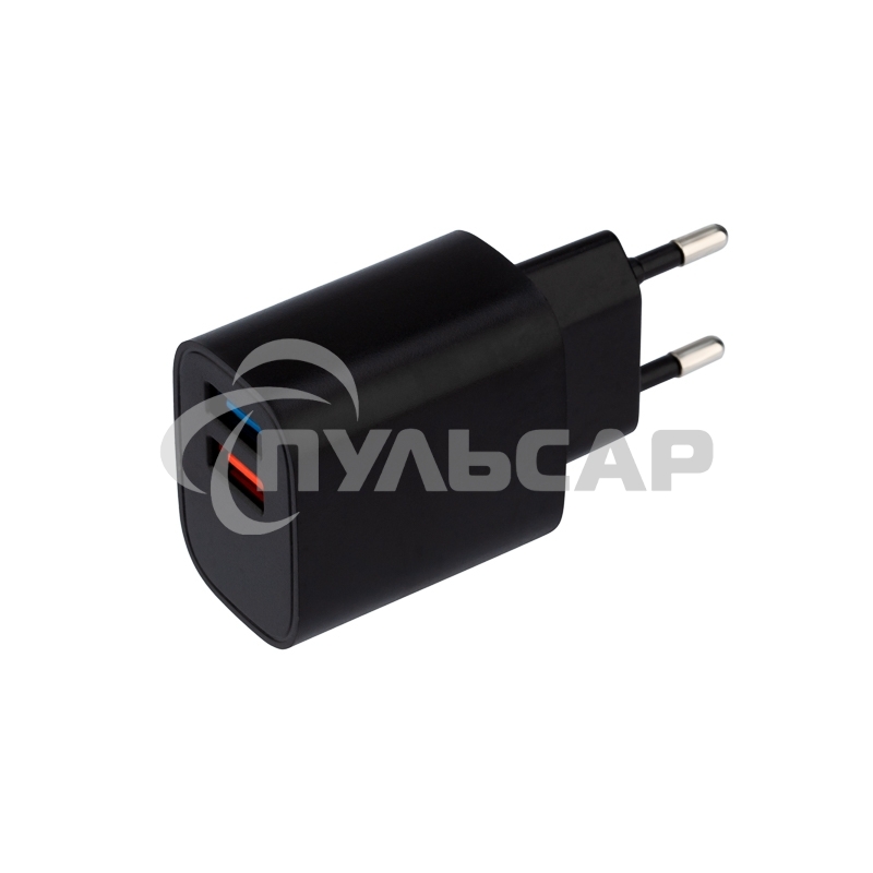 Сетевое зарядное устройство Rexant 2 x USB, 5V, 2.4 A, черный