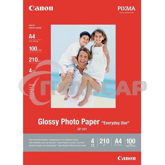 Фотобумага CANONГлянцевая, 170г/м2, A4 (21X29,7), 100 л.