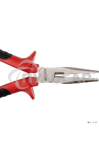 Тонкогубцы Rexant 160 мм никелированные, двухкомпонентные рукоятки