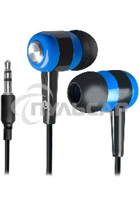 Наушники Defender Basic-616 черный/синий кабель 1,1 м