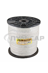 Кабель КВК-В-2+2x0,75 мм² (Cu/CCA) (96) белый (бухта 200 м) PROconnect
