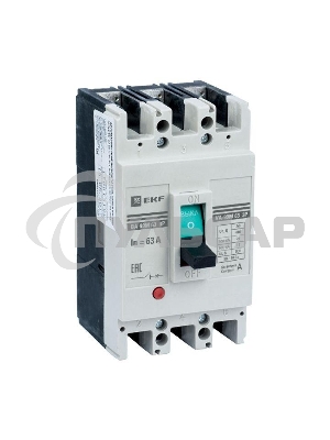 Выключатель автоматический 3п ВА-99М 63/63А 20кА Basic EKF mccb99-63-63m