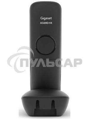 Дополнительная трубка Dect Gigaset AS690HX черный для AS690