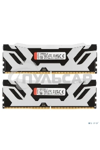 Оперативная память Kingston Fury Renegade, DDR5, 96Gb (2x48Gb), 6000MHz, CL32, DIMM, с радиаторами, cеребристый/черный