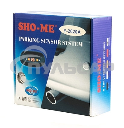 Парковочный Радар Sho-Me Y-2620 4 датчика черный