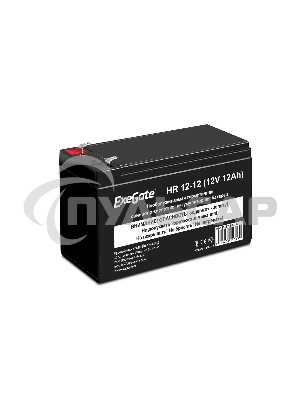 Батарея ExeGate HR 12-12 (12V 12Ah 1251W), клеммы F2