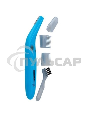 Триммер женский для области бикини Микма ИП 2101, тип батареек ААА, 2 гребневые насадки (уп-ка 50шт)