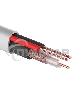 Кабель КВК-В-2+2x0,50 мм² (Cu/CCA) (96) белый (бухта 200 м) PROconnect