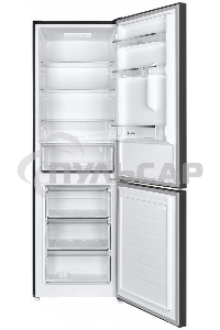 Холодильник Maunfeld MFF185SFSB черный мат. двухкамерный 211/104л морозилка снизу