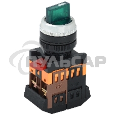 Переключатель ANC-22-2 на 2 фикс. полож. зел. 1з+1р ИЭК BSW10-ANC-2-K06