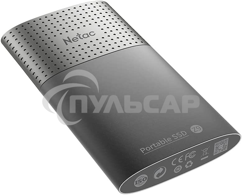 Внешний SSD Netac Z9, 250 GB, USB 3.2 Gen 2 Type-C, R/W 550/480, черный
