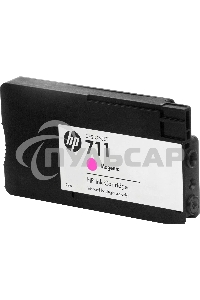 Картридж струйный HP №711 CZ135A пурпурный x3уп. для HP DJ T120/T520