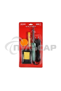 Набор для пайки Rexant №11 (паяльник 30 Вт, подставка, губка для удаления припоя, канифоль, припой)