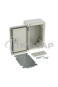 Корпус пластиковый ЩМПп с монтажной панелью 300х200х130 мм ABS УХЛ1 IP65 Rexant