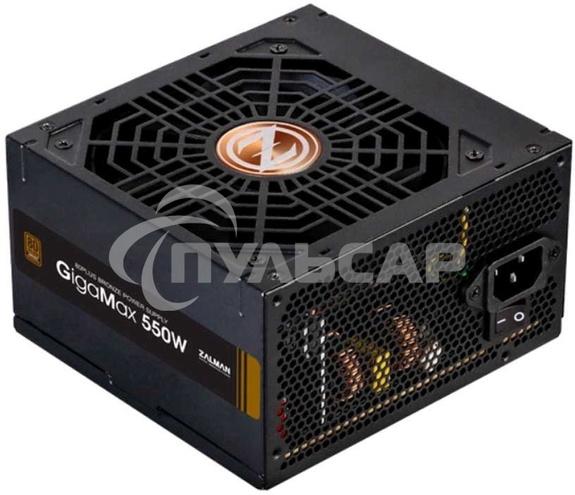 Блок питания Zalman ZM550-GVII, 550Вт, 80 PLUS Bronze, 120мм, черный