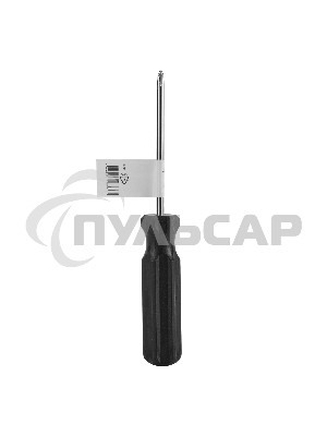 Отвертка SPARTA 13211 ph1х75мм углеродистая сталь черная пластиковая рукоятка