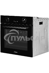 Встраиваемый электрический духовой шкаф MONSHER MOE 6092 Noir, 9 режимов: Традиционный нагрев, Макси-Гриль, Макси-Гриль с конвекцией, Нижний нагрев, Разморозка, Традиционный нагрев с конвекцией, Режим подсветка, Конвекция, Режим пицца, утапливаемые поворо