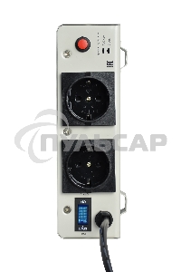 Стабилизатор POWERMAN AVS 2000S, ступенчатый регулятор, цифровые индикаторы уровней напряжения, 2000ВА