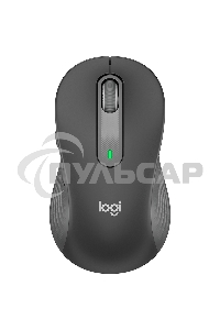 Мышь беспроводная Logitech Signature M650 L черный, 4000 dpi, радиоканал, Bluetooth, USB, кнопки - 5