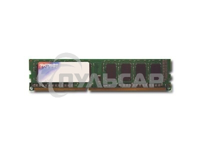 Оперативная память Patriot, DDR3, 4Gb (1x4 Gb), 1333 MHz, CL9, DIMM
