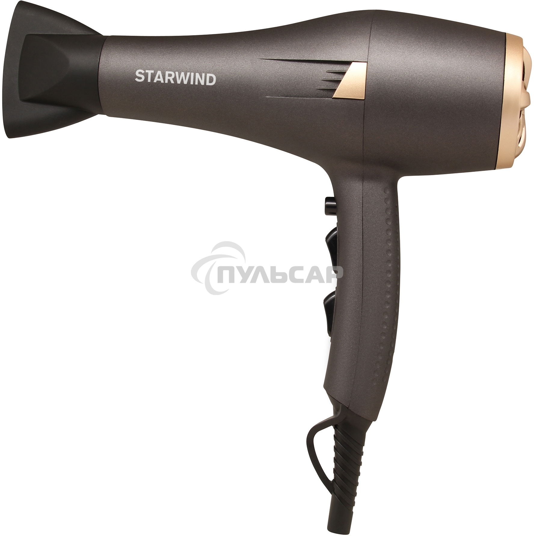 Фен Starwind SHD 6077 2000Вт графит/золотистый