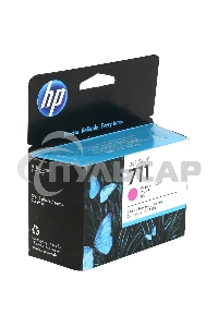 Картридж струйный HP №711 CZ135A пурпурный x3уп. для HP DJ T120/T520