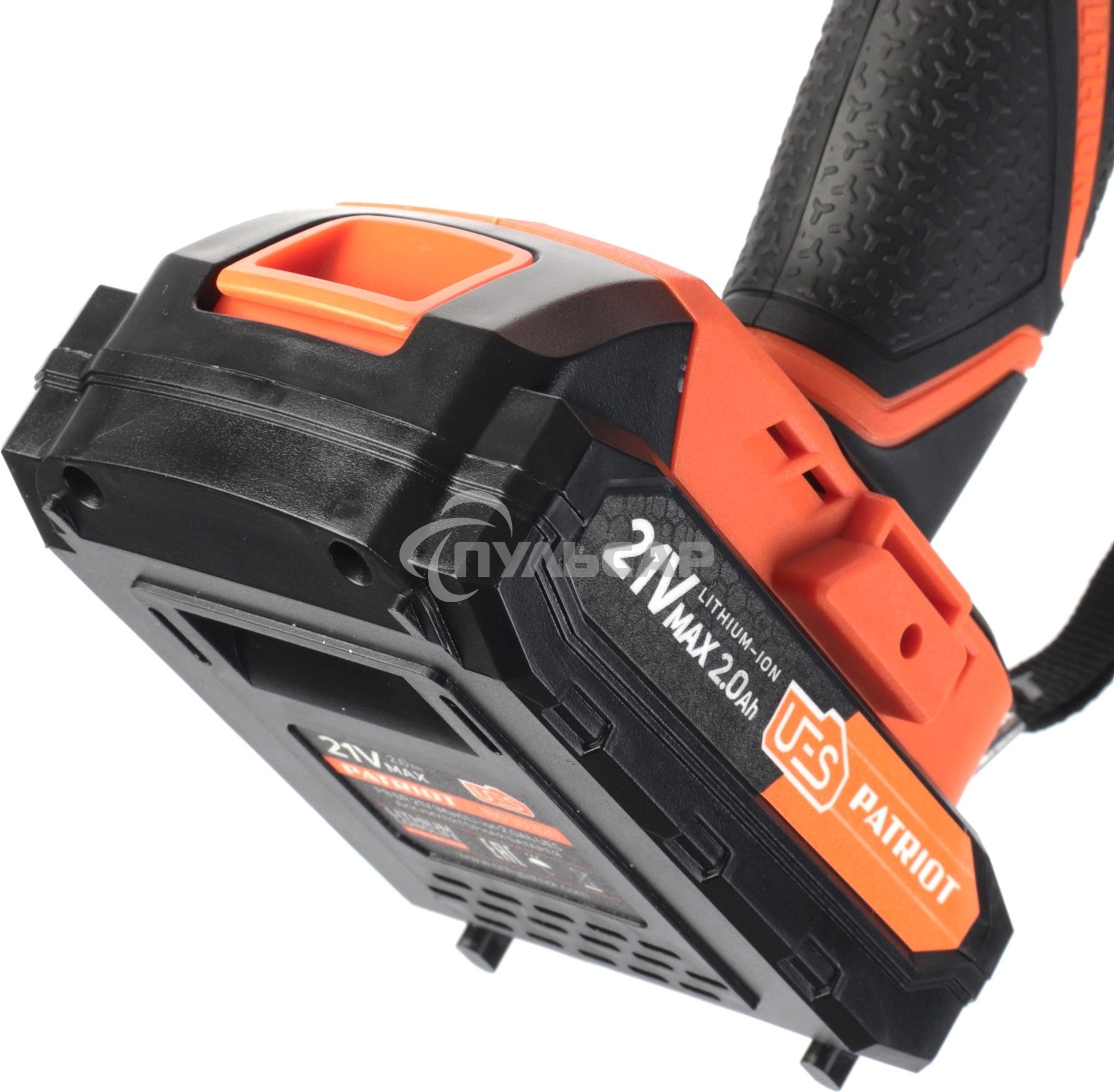 Дрель-шуруповерт Patriot BR 189UES, Аккумуляторная, 21В, 2 АКБ, Кейс