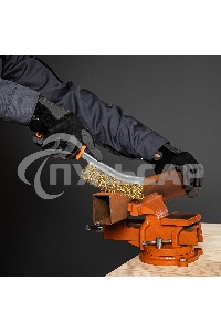 Тиски SPARTA 186255слесарные 125мм поворотные с наковальней