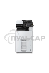 МФУ лазерное Kyocera Ecosys M8124cidn (1102P43NL0), A3, цветной, печ. до 24 стр/мин. (А4) до 12 стр/мин. (А3), скан. до 50 стр/мин., 1200 x 1200 dpi (печать) 600x600dpi (скан.), USB, RJ-45, NFC, Air Print, Mopria