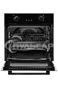 Встраиваемый электрический духовой шкаф MONSHER MOE 6092 Noir, 9 режимов: Традиционный нагрев, Макси-Гриль, Макси-Гриль с конвекцией, Нижний нагрев, Разморозка, Традиционный нагрев с конвекцией, Режим подсветка, Конвекция, Режим пицца, утапливаемые поворо