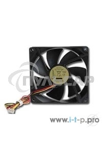 Вентилятор для корпуса Gembird FANCASE2 черный, 90 мм, 2500 об/мин, 26 дБ, 3 pin