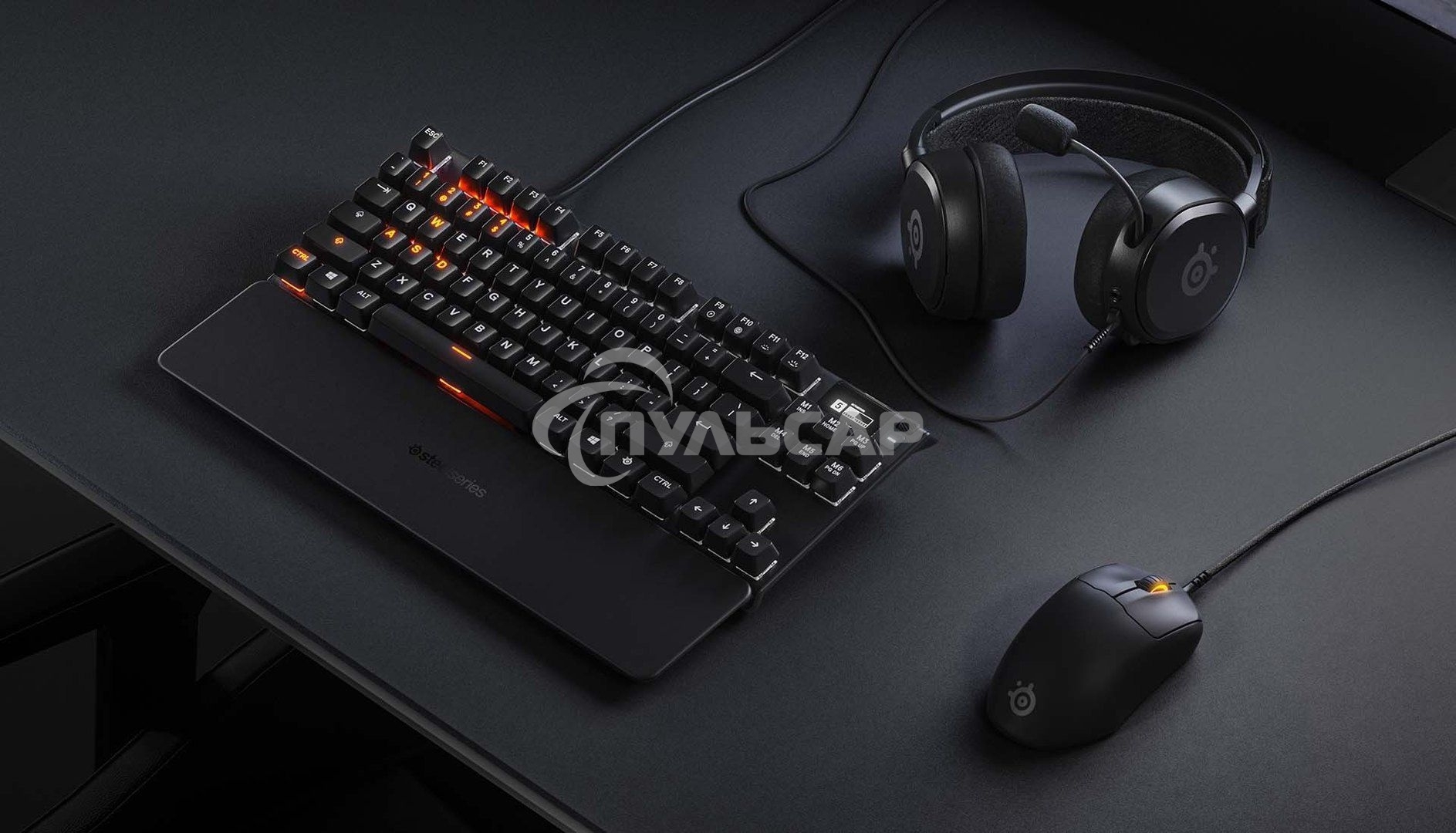Мышь проводная SteelSeries Prime Mini черный, 18000 dpi, USB, кнопки - 5