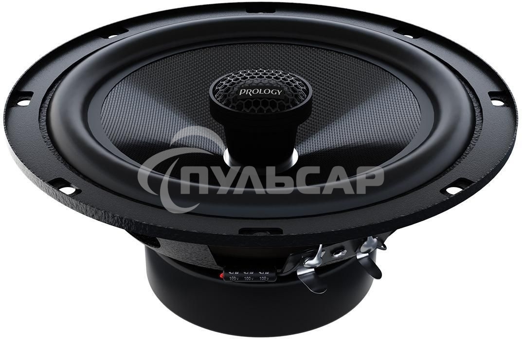 Колонки автомобильные Prology PS-165 180Вт 89дБ 4Ом 16см (6.5дюйм) (ком.:2кол.) коаксиальные двухполосные