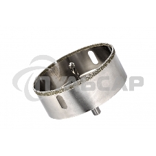 Сверло алмазное Matrix по керамограниту, 110 х 67 мм, 3-гранный хвостовик