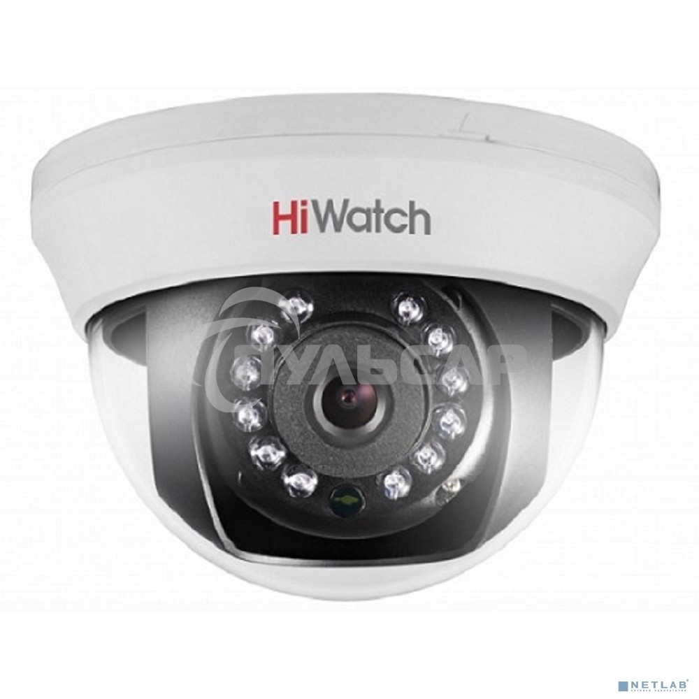 Камера видеонаблюдения Hikvision HiWatch DS-T101 2.8-2.8мм HD TVI цветная корп.:белый