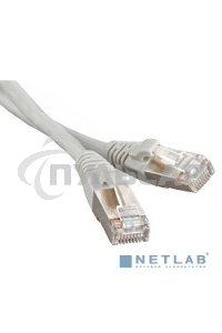 Патч-корд Hyperline F/UTP, экранированный, Cat.6, LSZH, 1.5 м, серый PC-LPM-STP-RJ45-RJ45-C6-1.5M-LSZH-GY