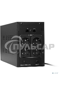 Источник бесперебойного питания ExeGate SpecialPro Smart LLB-1500.LCD.AVR.EURO.RJ 1500VA/950W, LCD, AVR, 4 евророзетки, RJ45/11, черный