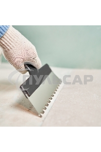 Шпатель фасадный REXANT 250 мм зуб 10х10 нержавеющая сталь, пластмассовая ручка