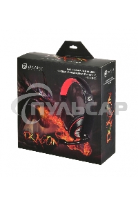 Гарнитура Oklick HS-L390G DRAGON black/red 1.8m (JD-728S)