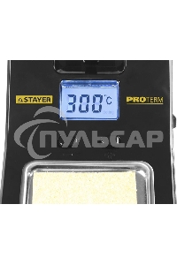 Паяльная станция STAYER 55370 profi цифровая с жк дисплеем диапазон 160-520°c шаг 10°c 48Вт