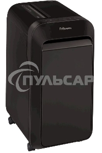 Шредер Fellowes PowerShred LX220 черный (секр.P-4)/перекрестный/20лист./30лтр./скрепки/скобы/пл.карты