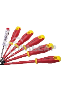 Набор STAYER PROFI ELECTRO 25145-H6_z01диэлектрические. тестер. 100-250В. Cr-V. 6шт