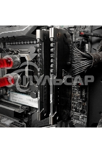 Оперативная память Patriot Viper Steel, DDR4, 8Gb (2x4Gb), 3200MHz, CL16, DIMM, с радиатором, черный