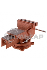 Тиски SPARTA 186275 слесарные 150мм поворотные с наковальней