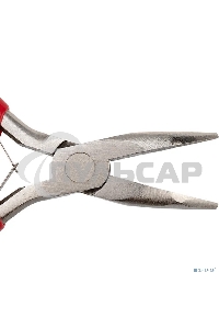 Тонкогубцы изогнутые Rexant Мини 120 мм никелированные, авторазжим, обливные рукоятки