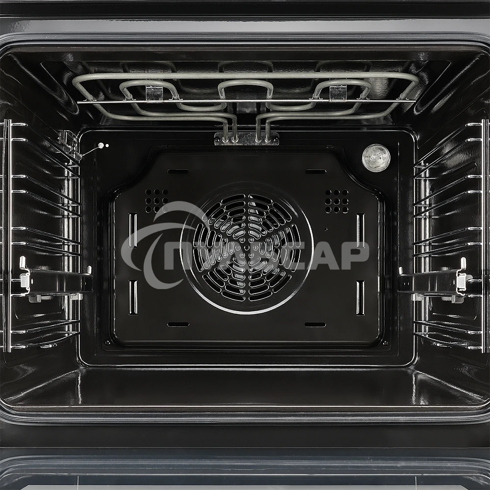 Встраиваемый электрический духовой шкаф MONSHER MOE 6092 Noir, 9 режимов: Традиционный нагрев, Макси-Гриль, Макси-Гриль с конвекцией, Нижний нагрев, Разморозка, Традиционный нагрев с конвекцией, Режим подсветка, Конвекция, Режим пицца, утапливаемые поворо