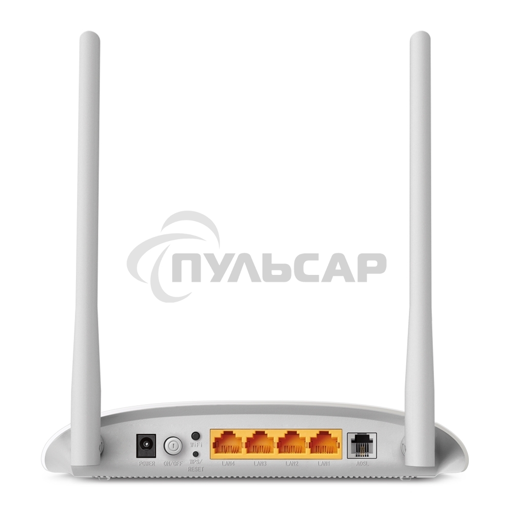 Сетевое оборудование TP-Link SOHO TD-W8961N(RU) 300 Мбит/с, 2T2R, ADSL2/ADSL+, Annex A, 4 порта 100 Мбит/с
