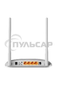 Сетевое оборудование TP-Link SOHO TD-W8961N(RU) 300 Мбит/с, 2T2R, ADSL2/ADSL+, Annex A, 4 порта 100 Мбит/с