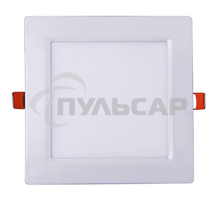 Светильник светодиодный ультратонкий встраив. PPL-S 9Вт 4000К IP40 WH 145мм квадрат Jazzway 5008267A